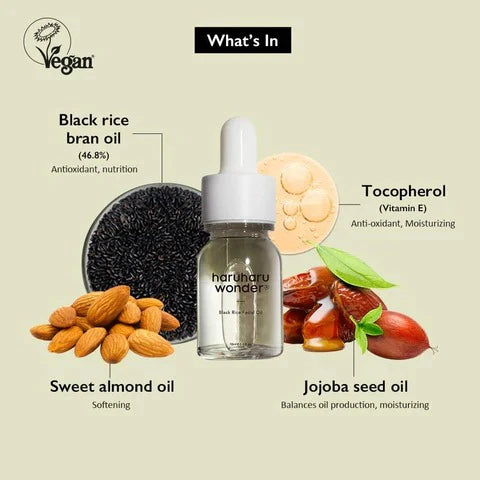 haruharu wonder - Black Rice Facial Oil MINI