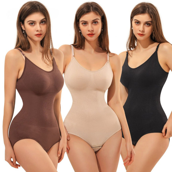 Full Body Shapewear Bodysuit Light Tummy Control Waist Trainer Butt Lifter