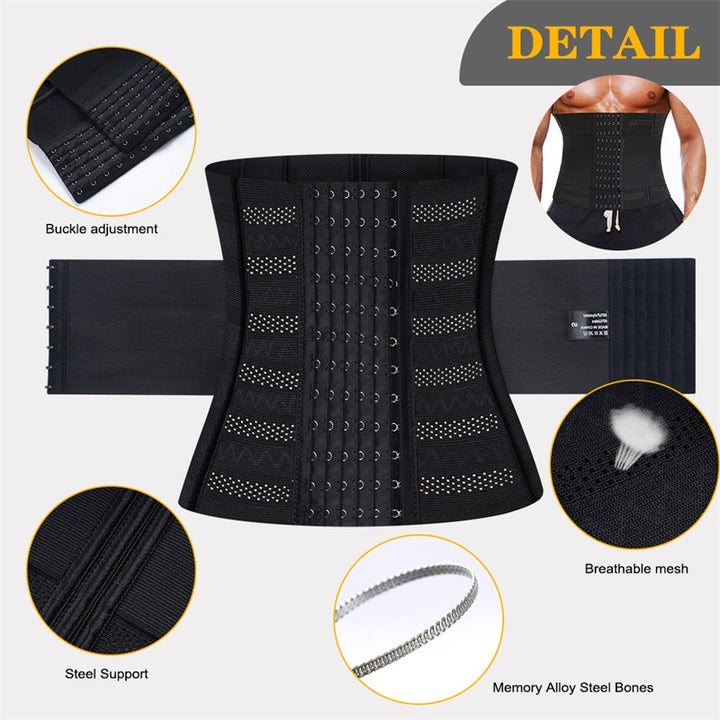 Full Body Slim Men Waist Trainer Girdle Tummy Control Belt Band Shapewear