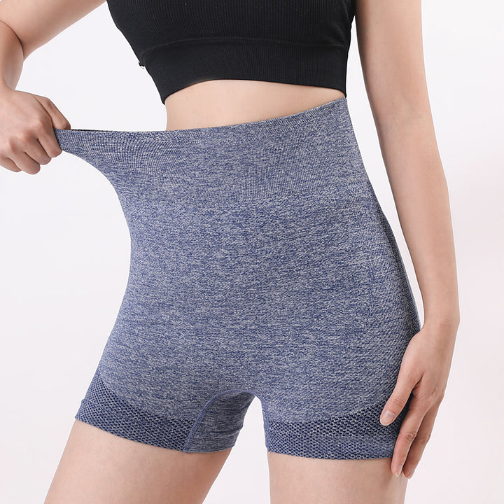 High Waist Mesh Yoga Shorts Push-up Workout Leggings for Gym and Sport