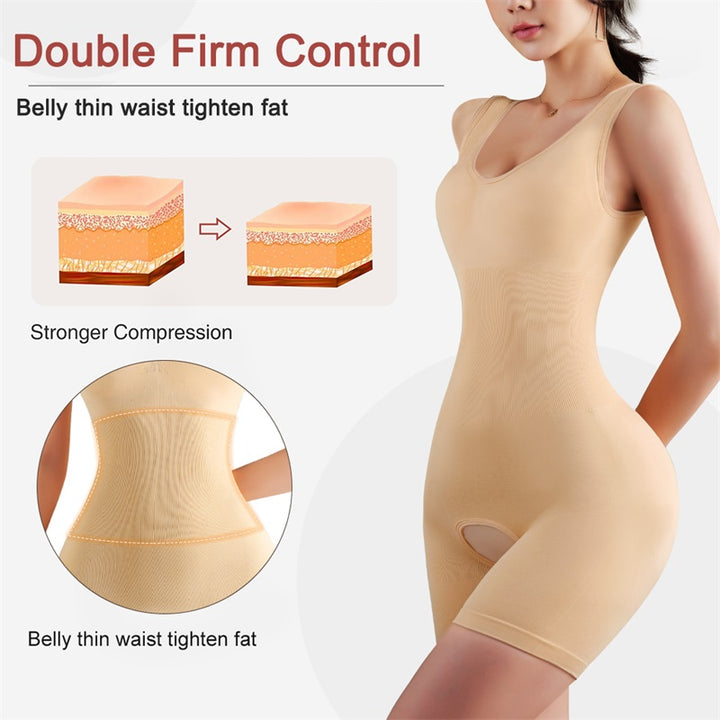 High Waist Tummy Control Thigh Slim Shaper Bodysuit Shapewear for Women