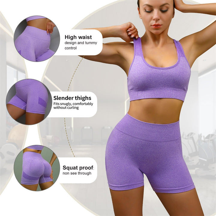 Mesh Yoga Shorts Push-Up Leggings for Women’s Gym Workout and Sport