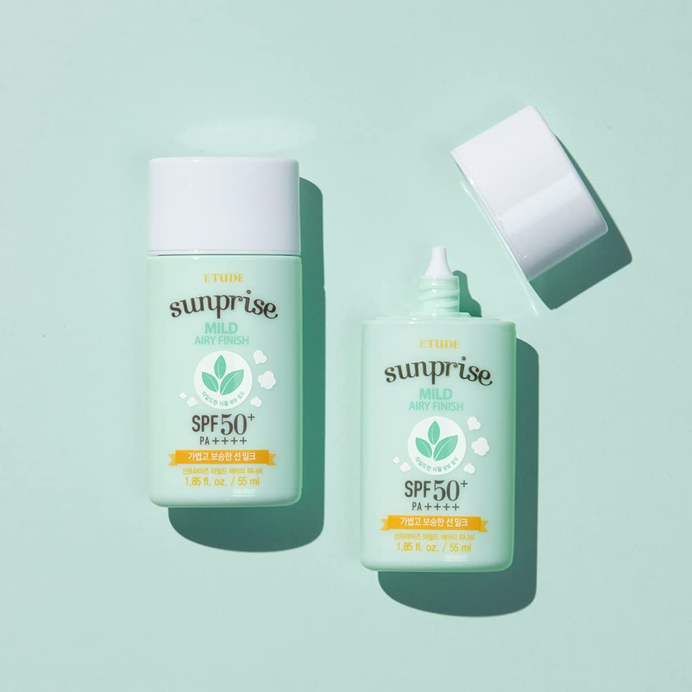 Etude House Sunprise Mild Airy Finish SPF50+ PA++++ (50ml) - Kiyoko Beauty