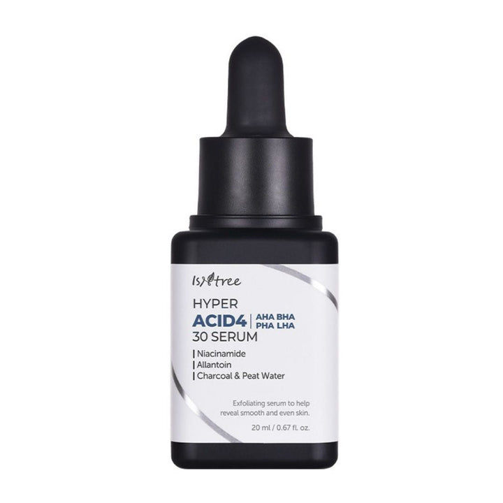 ISNTREE Hyper Acid 4 AHA BHA PHA LHA 30 Serum (20ml) - Kiyoko Beauty