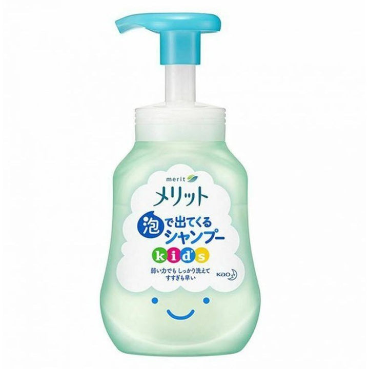 KAO Merit Foam Shampoo for Kids Pump (300ml) - Kiyoko Beauty