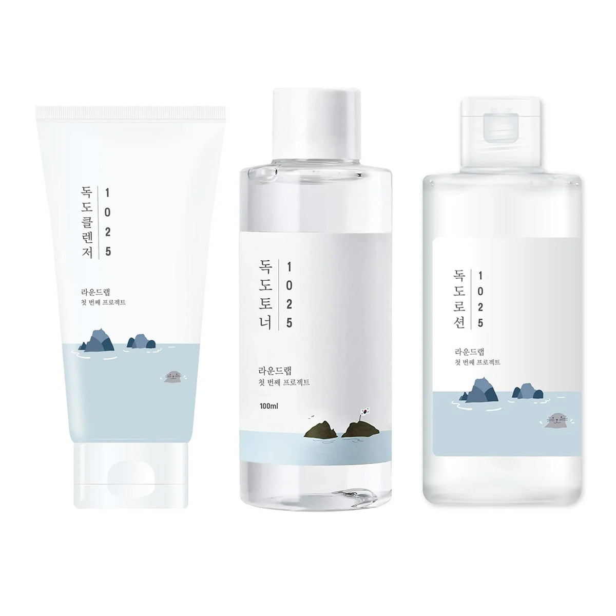 Round Lab 1025 Dokdo Lotion Set - Iamskin