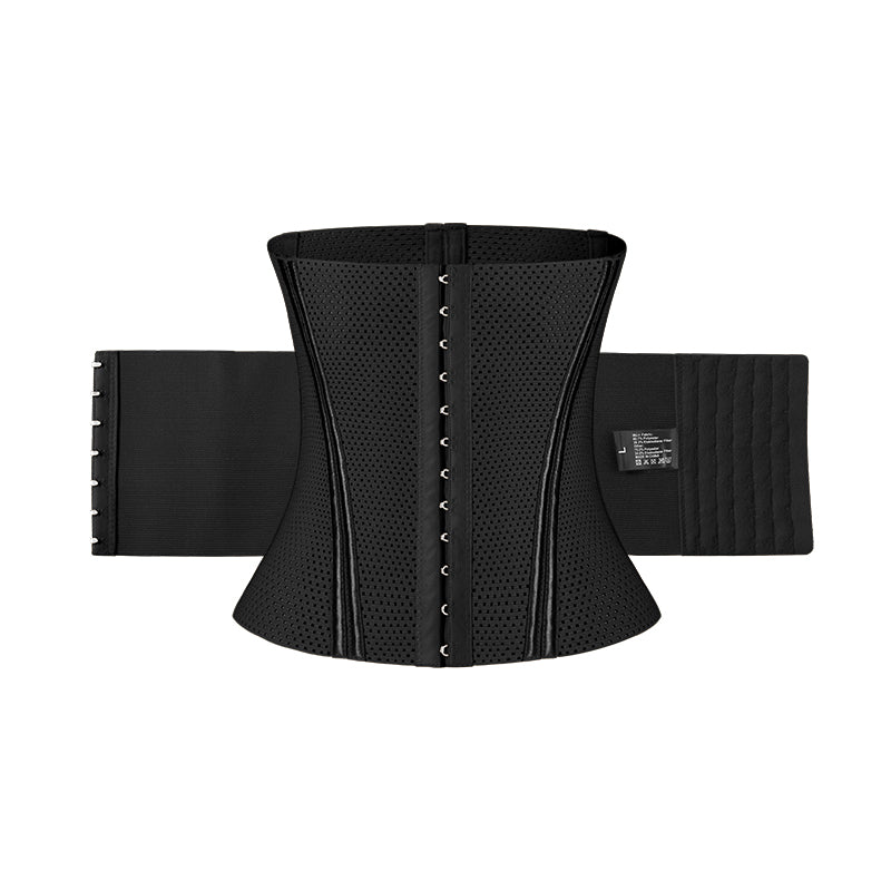 Adjustable Fitness Waist Trainer Zipper Slimming Belt