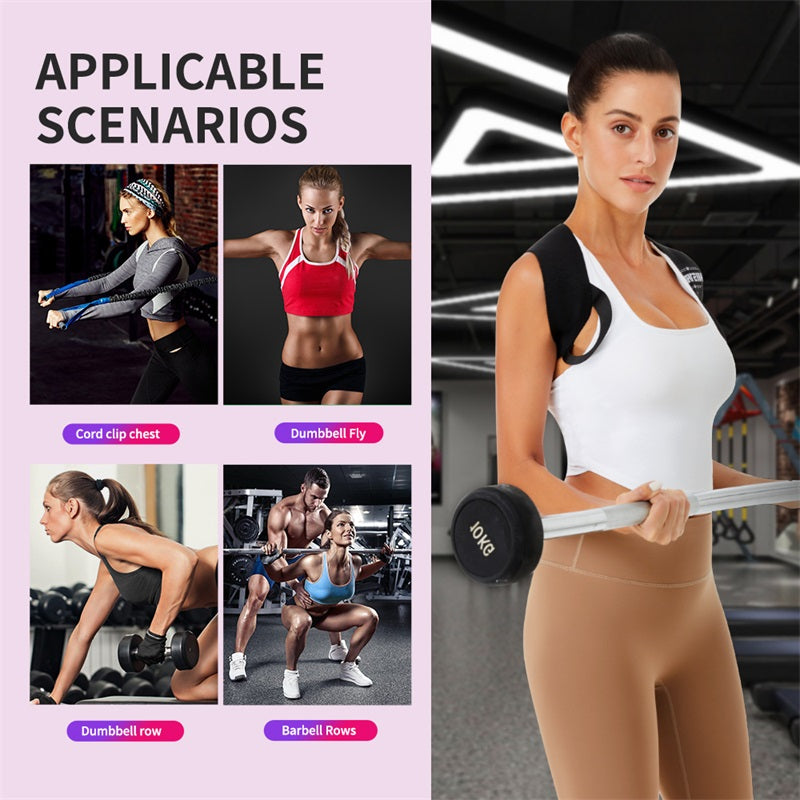 Back Support Belt Clavicle & Spine Posture Corrector for Shoulder and Lumbar Alignment