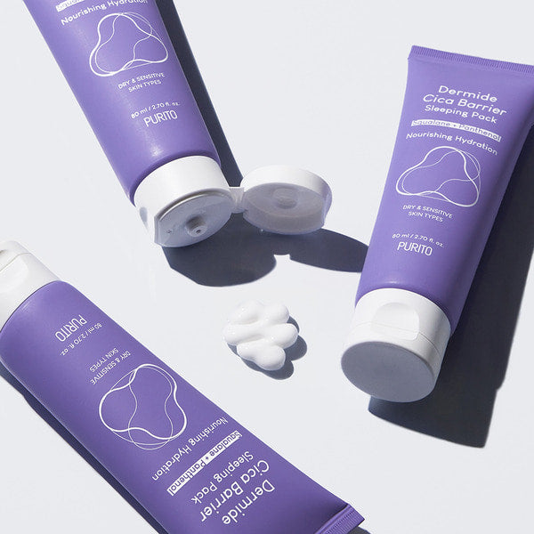 PURITO Dermide Cica Barrier Sleeping Pack (80ml) - Kiyoko Beauty