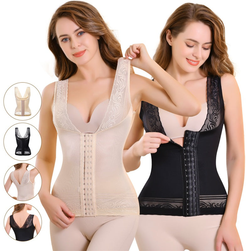 Body Lace Waist Trainer Shapewear Tummy Control Corset Belt