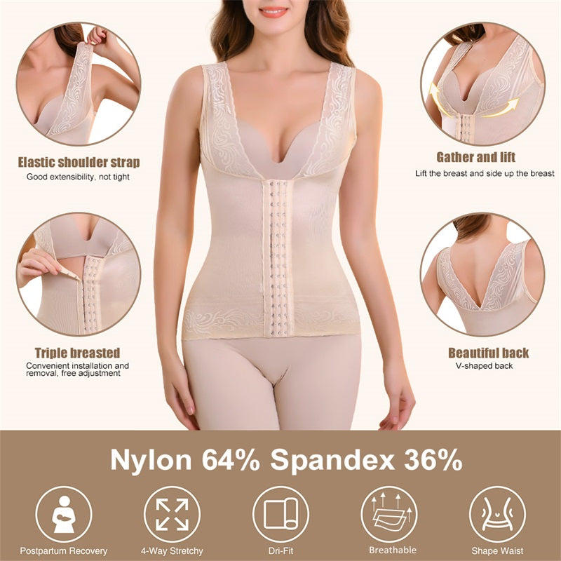 Body Lace Waist Trainer Shapewear Tummy Control Corset Belt