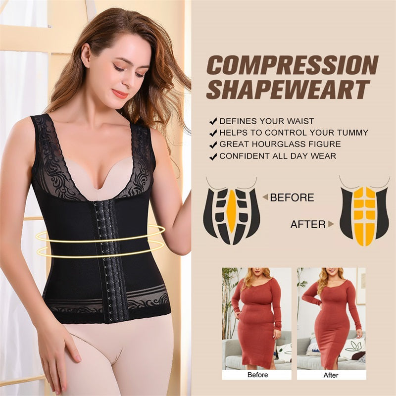 Body Lace Waist Trainer Shapewear Tummy Control Corset Belt