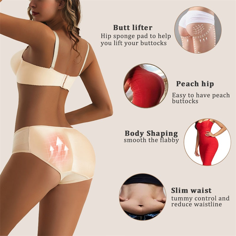 Butt Lift Shapewear Padded Hip Pads Full Body Shaper for Waist Slimming