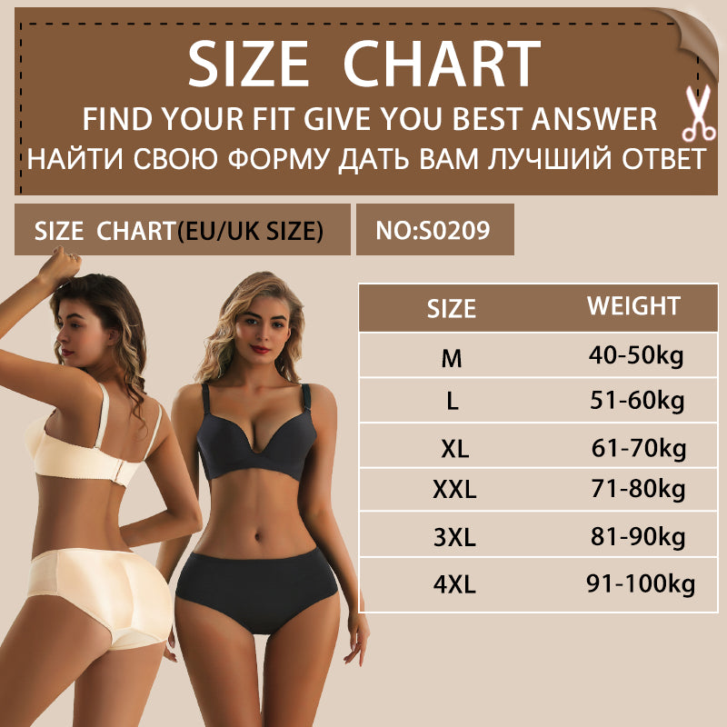 Butt Lift Shapewear Padded Hip Pads Full Body Shaper for Waist Slimming