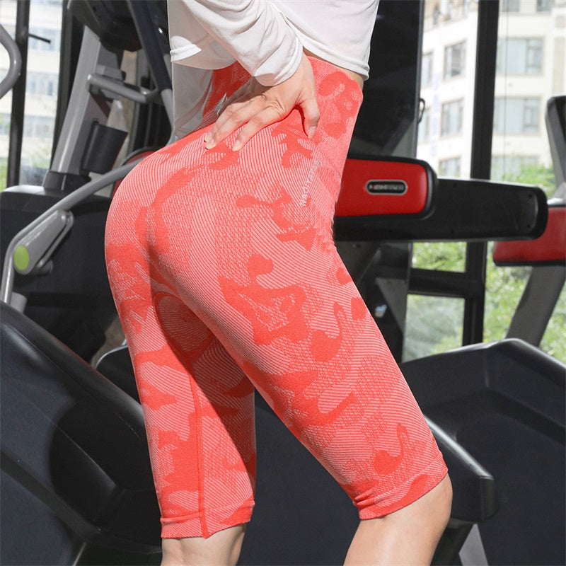 Camouflage Fitness Gym Workout Pants Scrunch Butt Lift Yoga Leggings