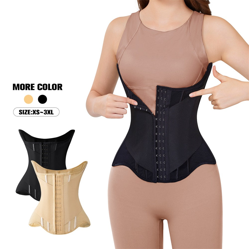 Double Belt Wrap Girdle Waist Trainer Shapewear Tummy Control Shaper
