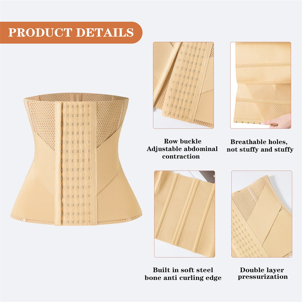 Double Trimmer Waist Trainer Belt Full Body Shaping Corset Wrap