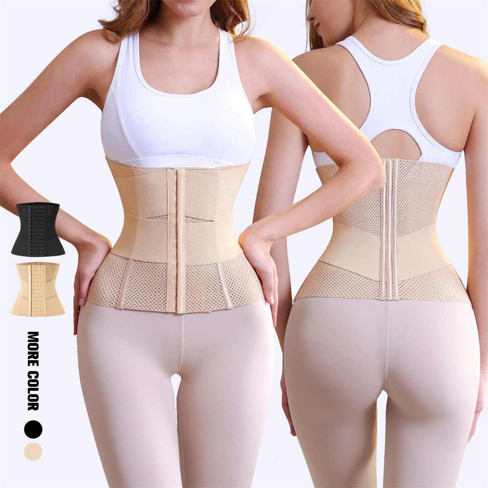 Double Waist Trainer Shapewear Belt Tummy Control Trimmer Wrap Corset