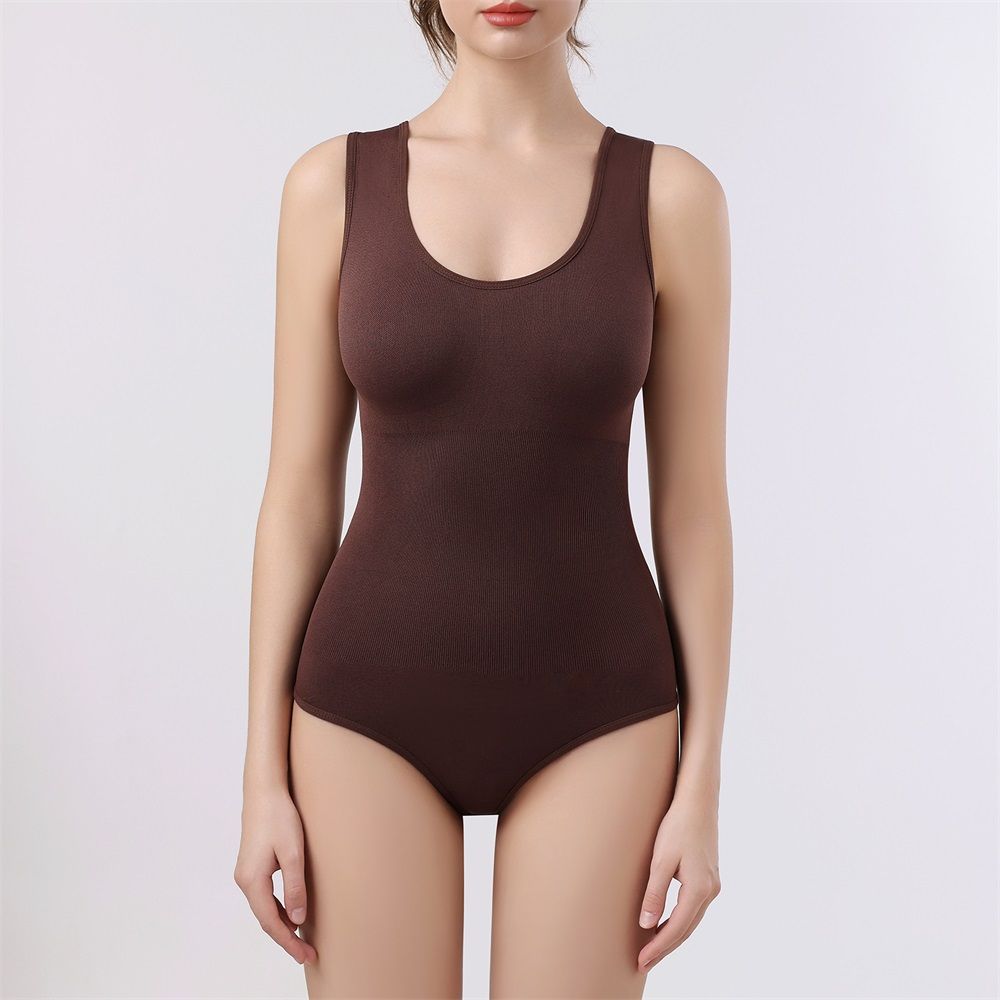 Firm Control Seamless Compression Bodysuit Shapewear Full Body Waist Trainer