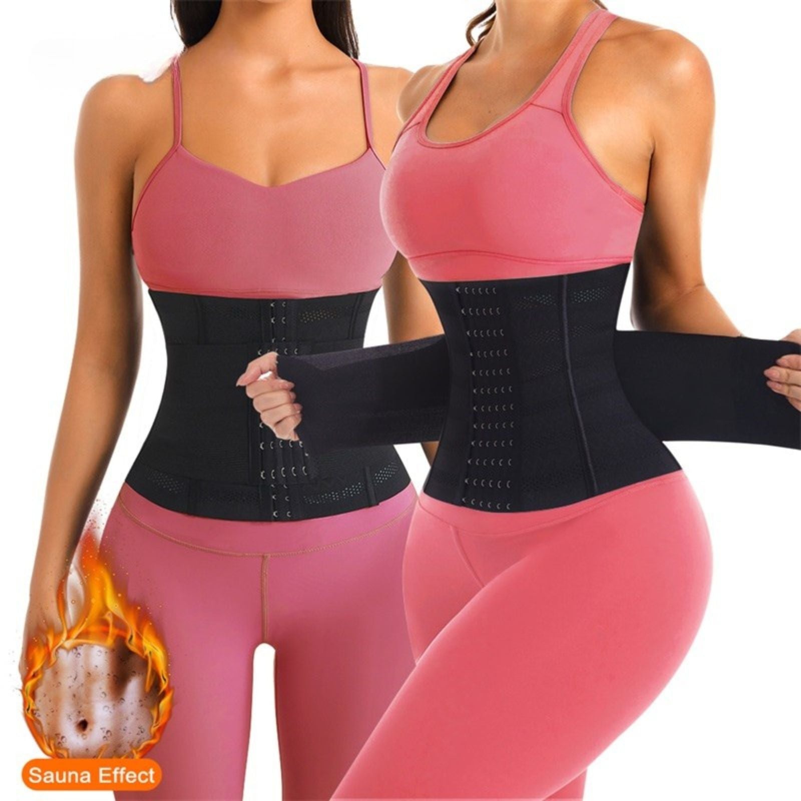 Full Body Belly Girdle Waist Trainer Light Control Tummy Wrap Shaper
