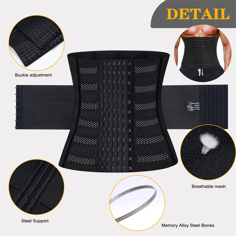 Full Body Slim Men Waist Trainer Girdle Tummy Control Belt Band Shapewear