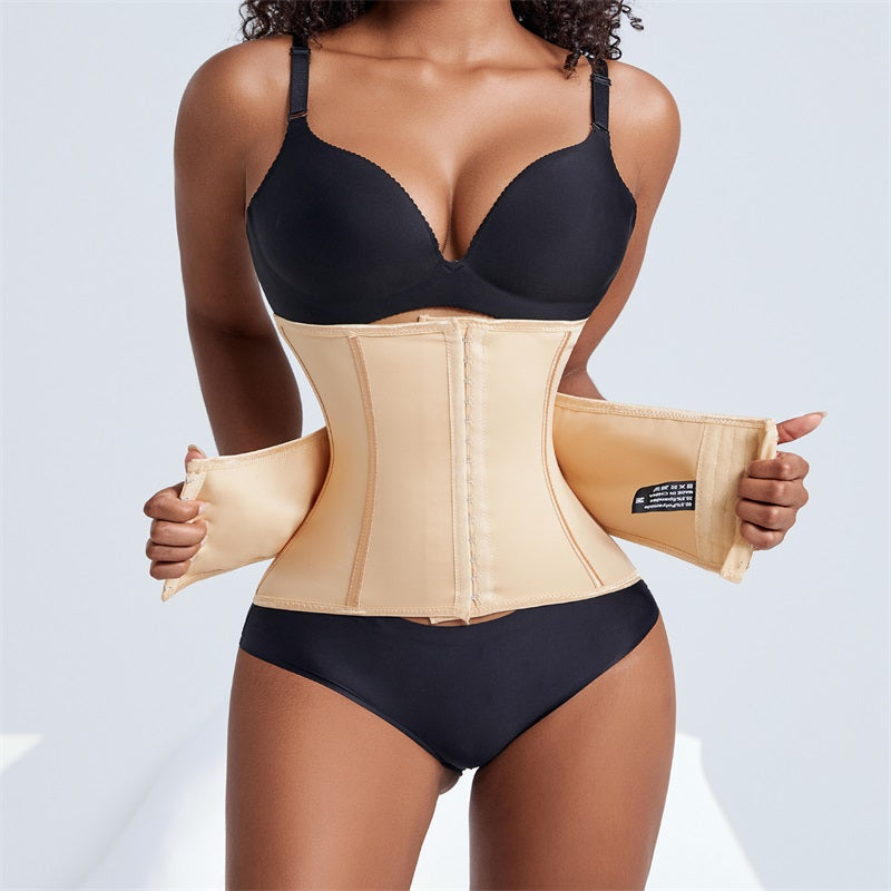 High Quality Double Belt Full Body Waist Trainer Shaper Plus Size