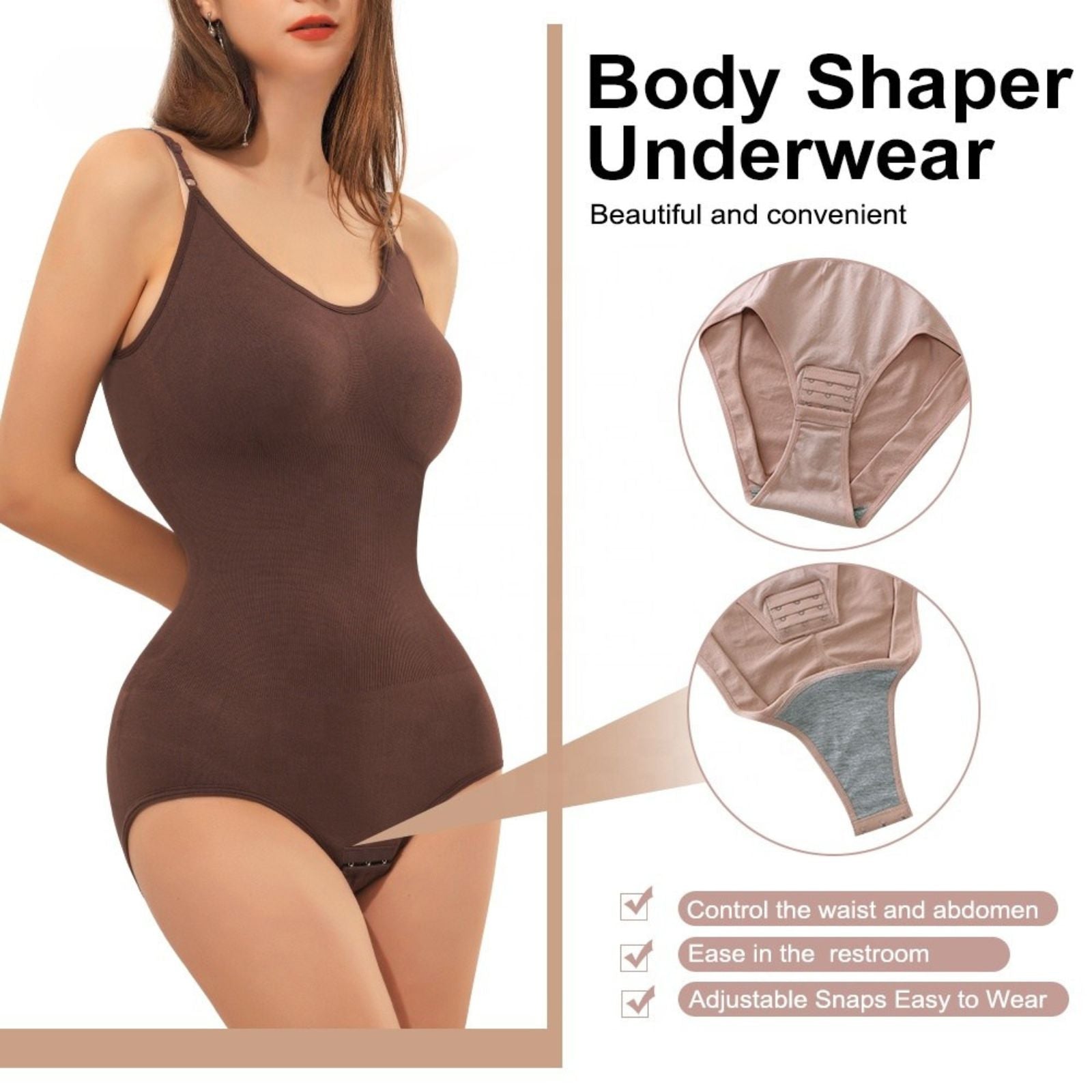 High Compression Shapewear | Tummy Control Bodysuit | Iamskin.com