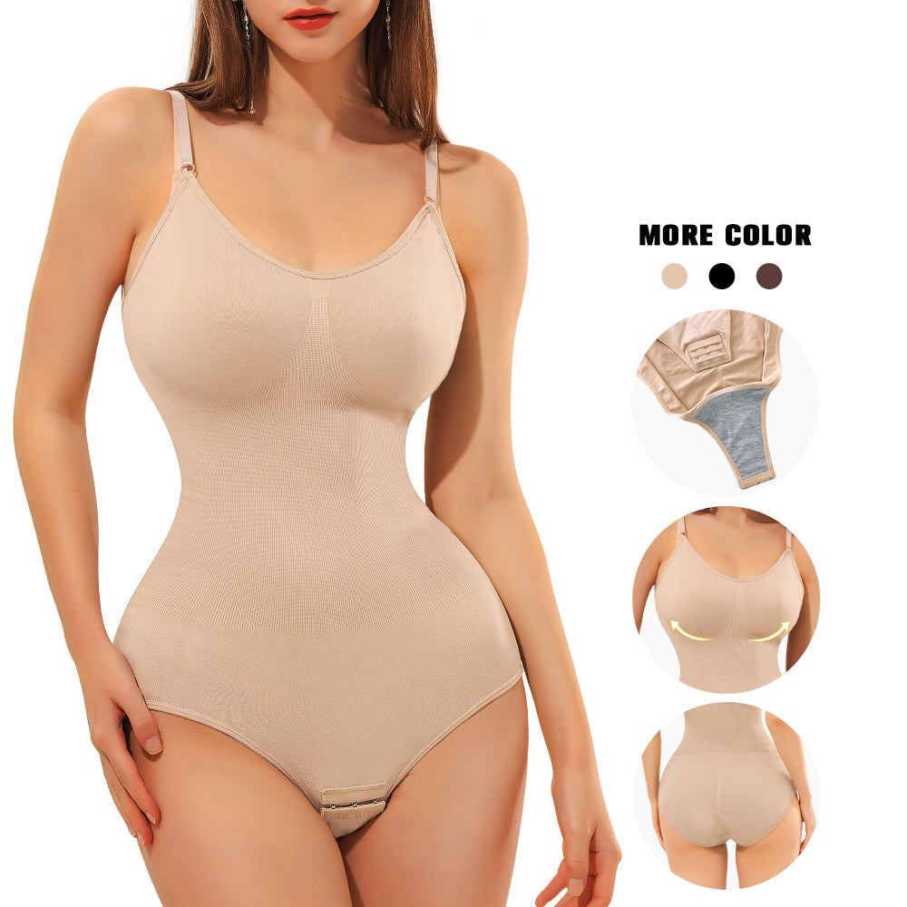 High Waist Compression Bodysuit Full Body Panty Shapewear