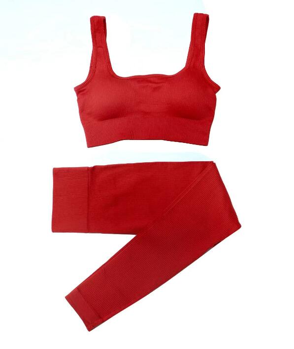 High Waist Fitness Seamless Shorts Sports Workout and Bra Sets Wear