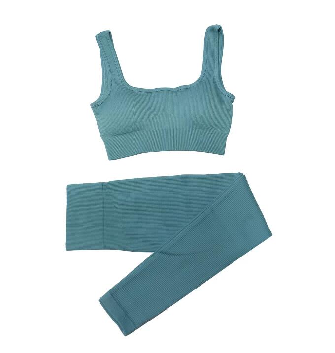 High Waist Fitness Seamless Shorts Sports Workout and Bra Sets Wear