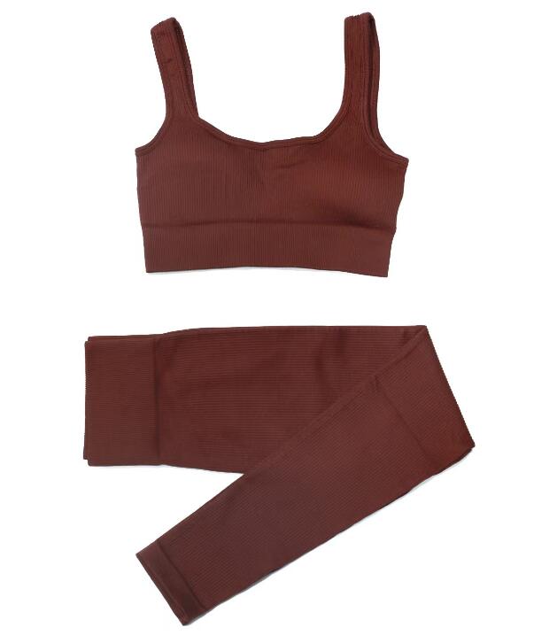 High Waist Fitness Seamless Shorts Sports Workout and Bra Sets Wear