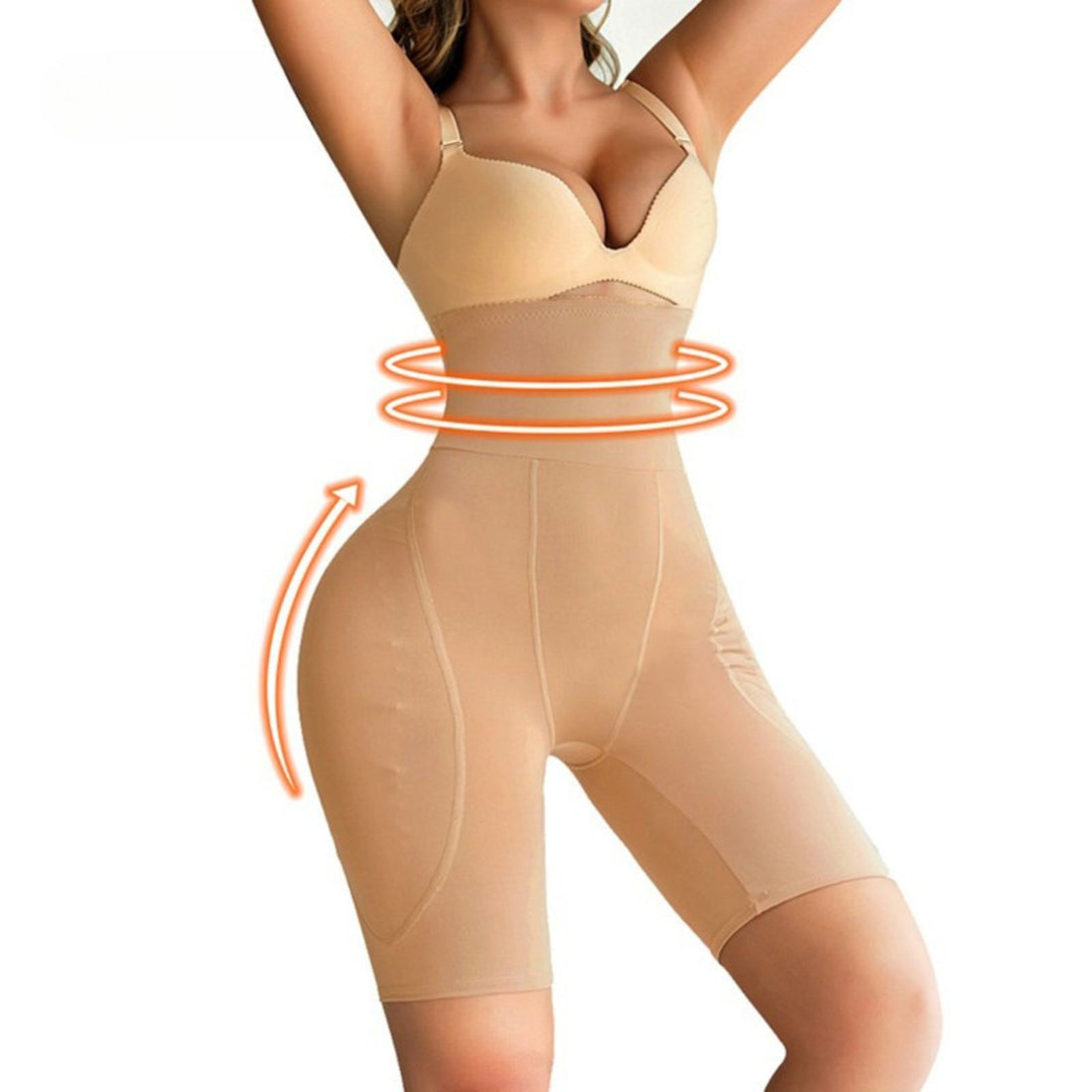 High Waist Padded Butt Lifter Shapewear Hip Enhancer Control Panties