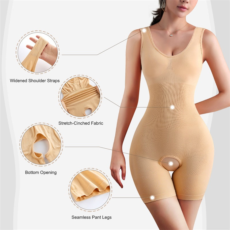 High Waist Tummy Control Thigh Slim Shaper Bodysuit Shapewear for Women