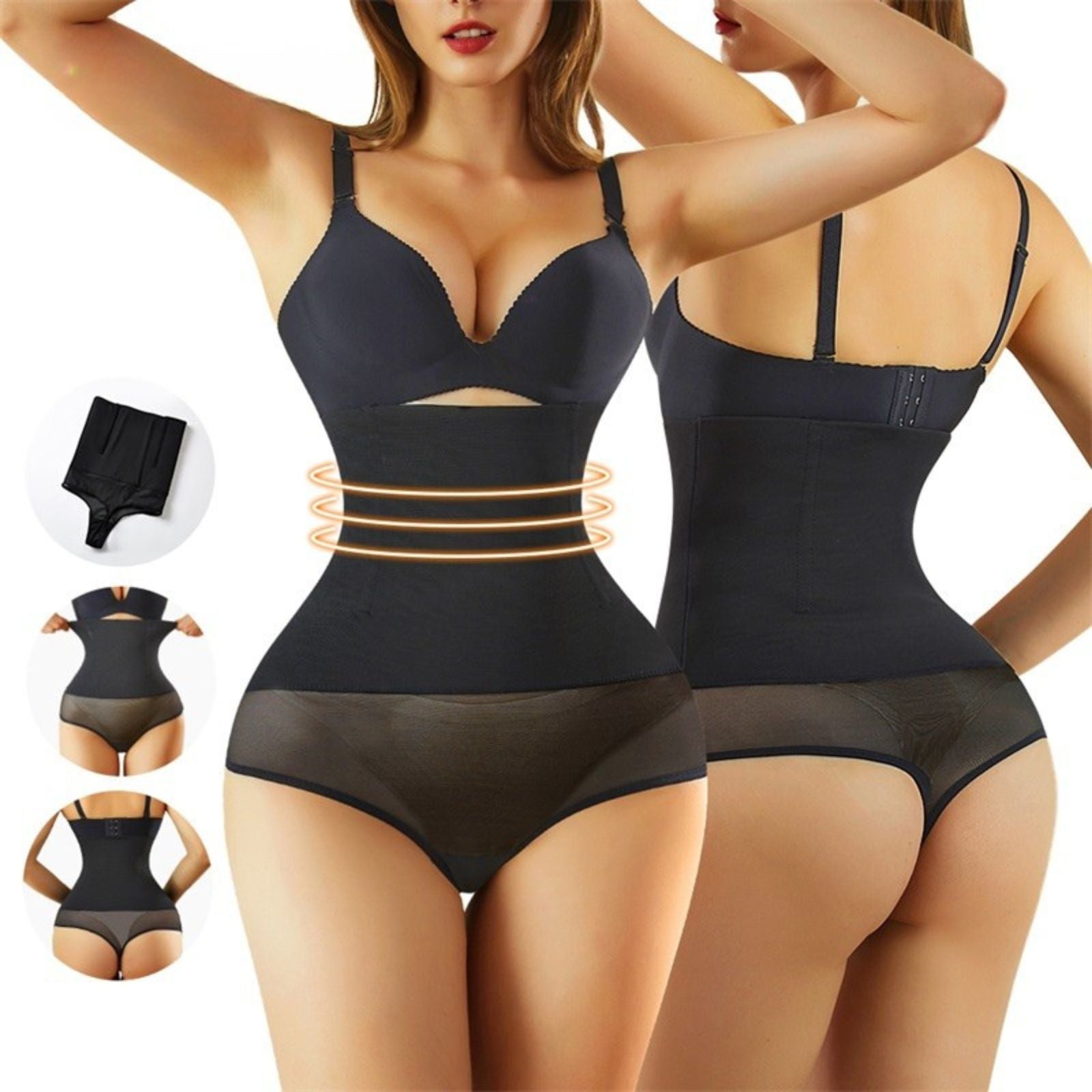 Hot Sale Crotch T Back Panty Corset Thong Tummy Control Shaper