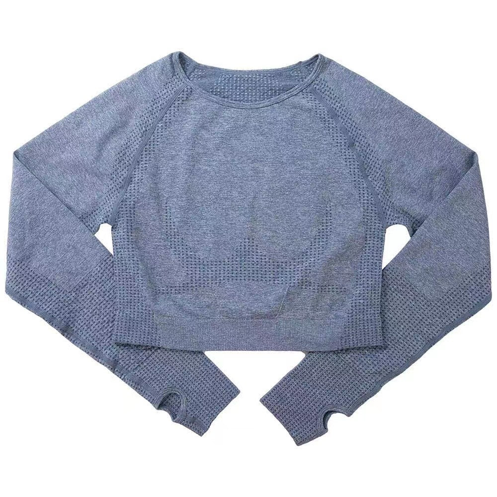 Long Sleeve Gym Pants Sports High Waist Shorts Workout and Bra Sets