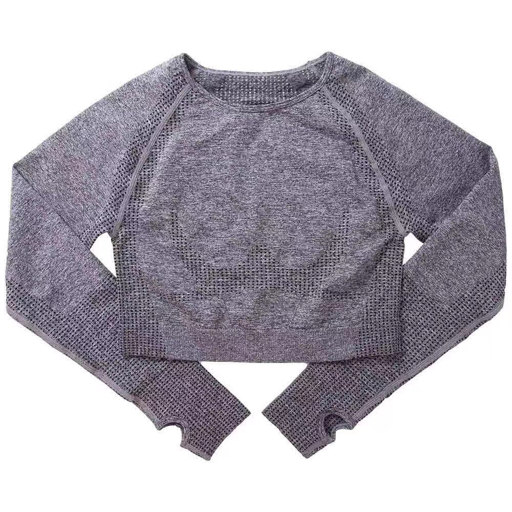 Long Sleeve Gym Pants Sports High Waist Shorts Workout and Bra Sets