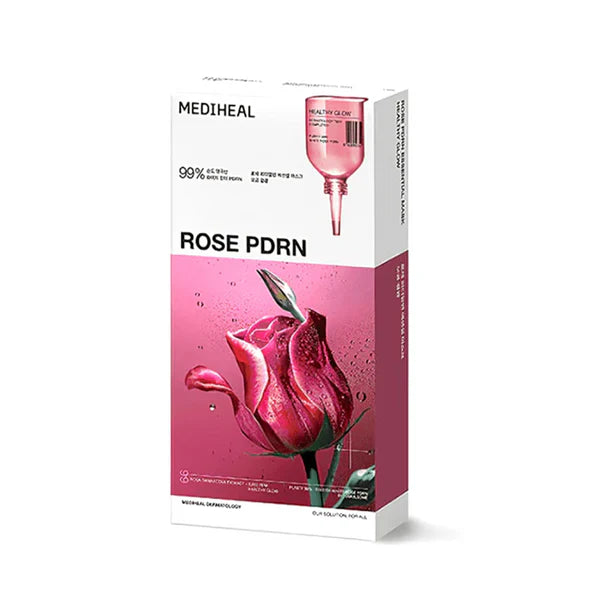 MEDIHEAL Rose PDRN Essential Mask (10 PCs)