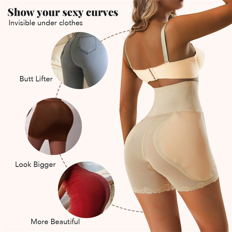Padded Buttocks Pant Belly Tummy Wrap Body Shaper for Waist Slimming
