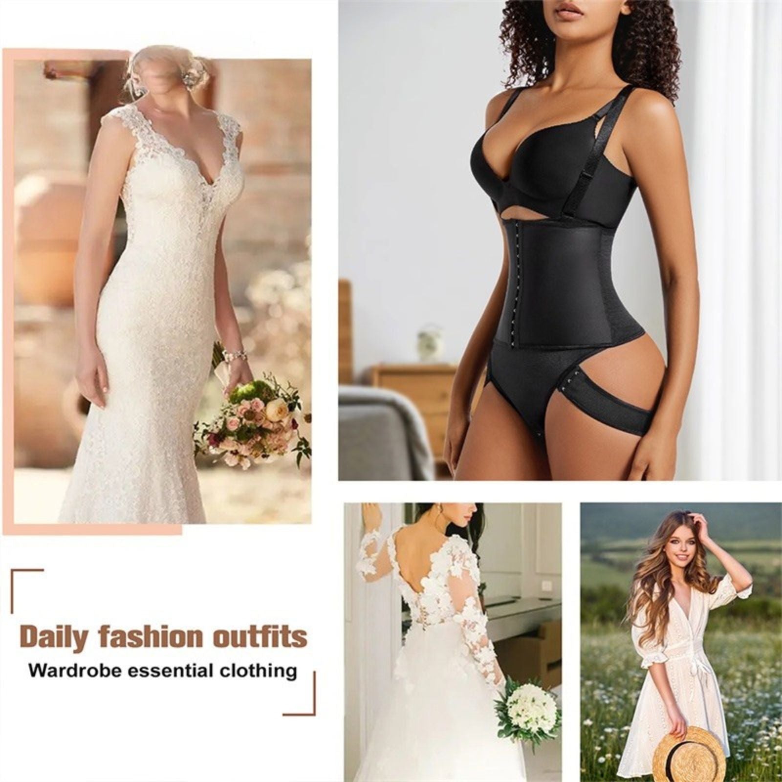 Panties Shaper Shoulder Strap Trainer Butt Lift Shapewear Waist Trainer