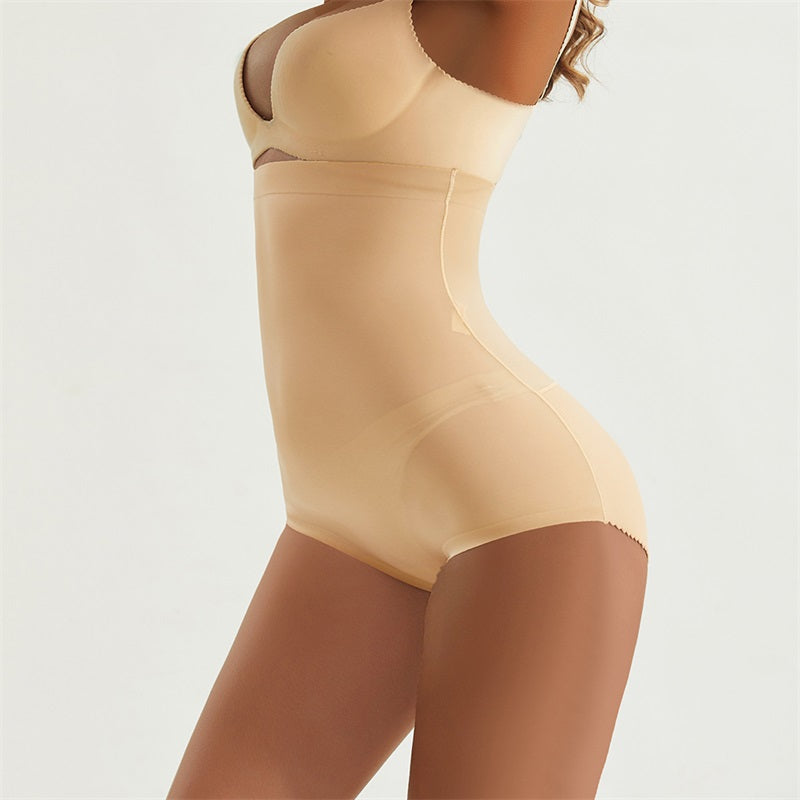 Plus Size Butt Lifter Shapewear High-Waist Control Panties with Hip Pads