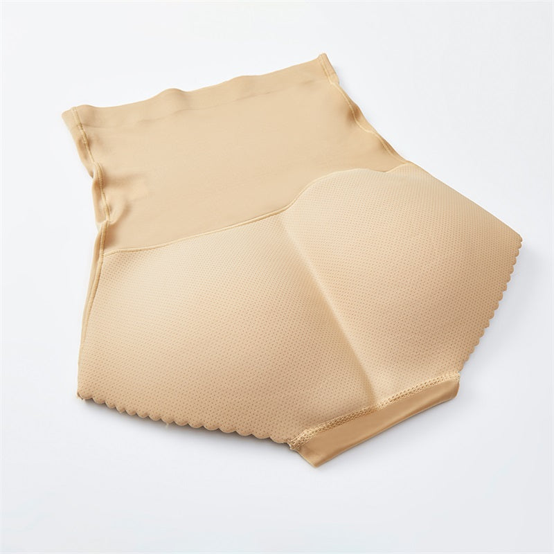 Plus Size Butt Lifter Shapewear High-Waist Control Panties with Hip Pads