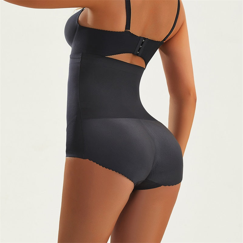 Plus Size Butt Lifter Shapewear High-Waist Control Panties with Hip Pads