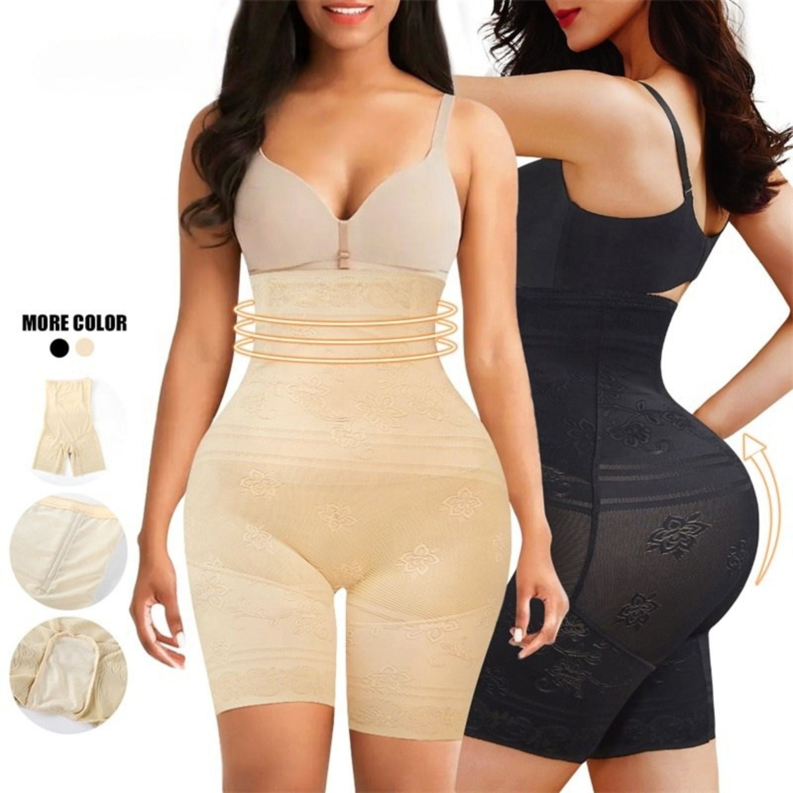 Plus Size Panty Seamless Full Body Corset Tummy Control Shaper Wear Thigh