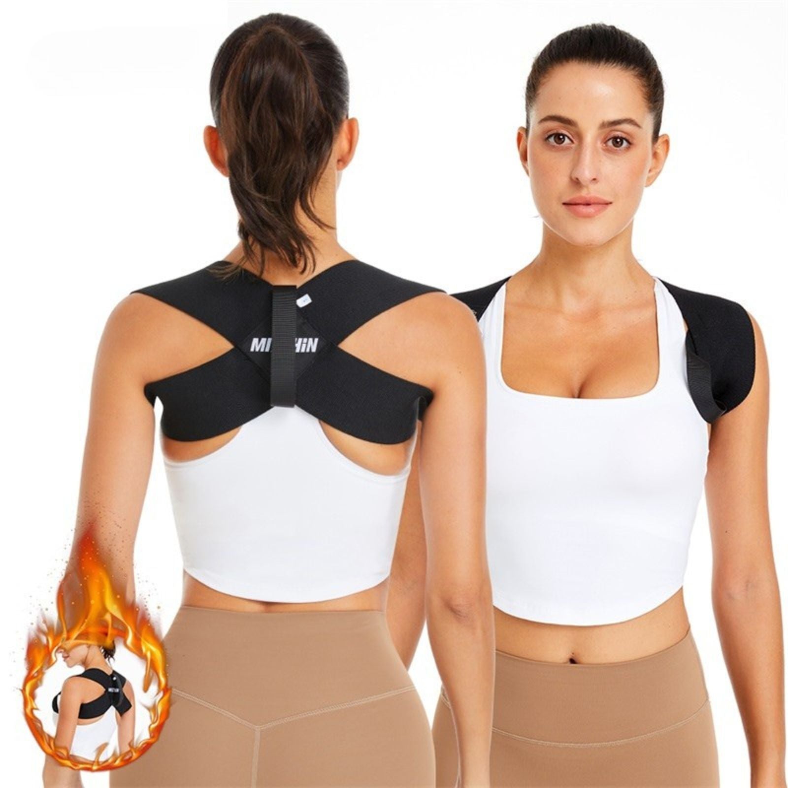 Posture Corrector Support Belt Clavicle & Spine Straightener Back Brace Shapewear
