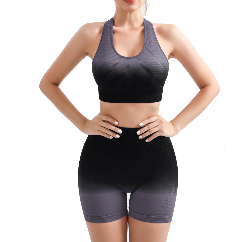 Push-Up Seamless Sports Bra Scrunch Butt Lift Leggings Yoga Pants