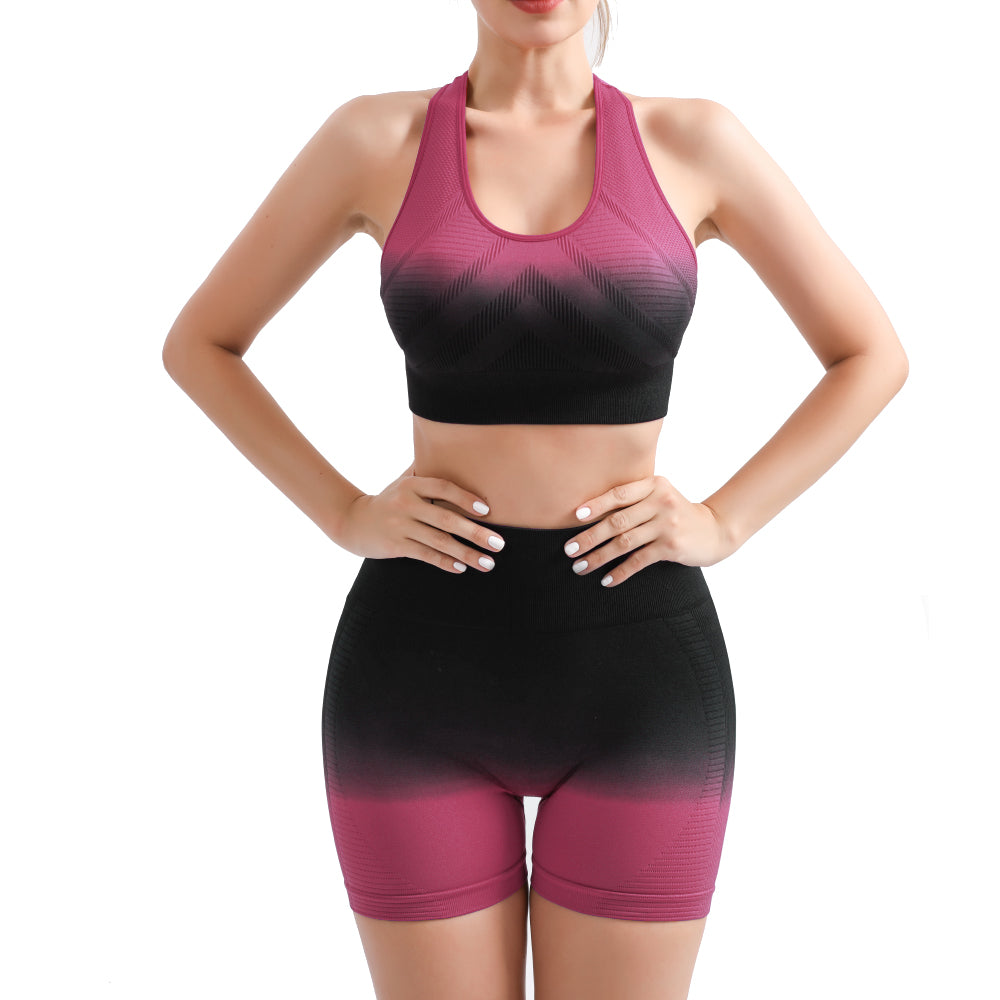 Push-Up Sports Bra & Scrunch Butt Lift Leggings Yoga Set