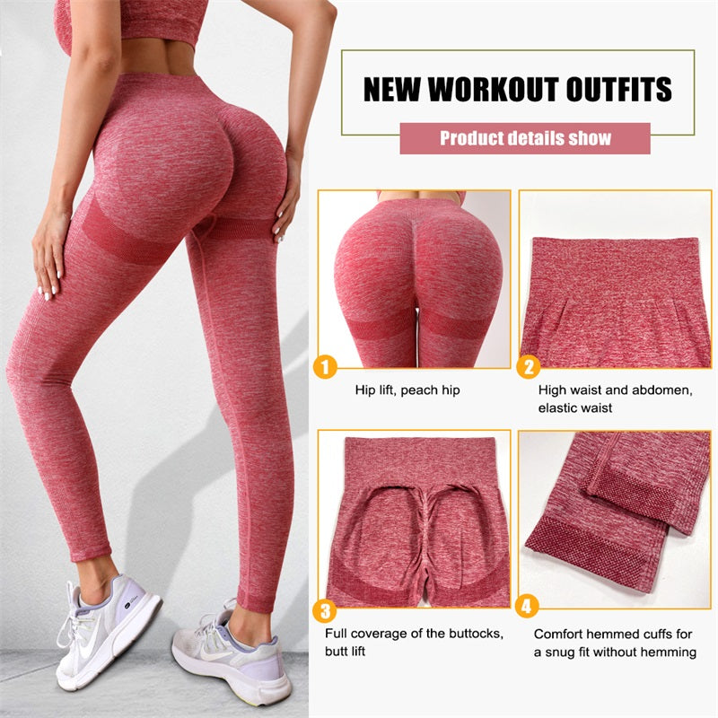 Scrunch Push up Sports Pant Workout Seamless Butt Lift Tight Trouser