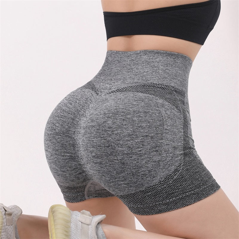 Seamless Butt Trainer Fitness Gym Shorts Butt Lift High Waist Yoga Leggings