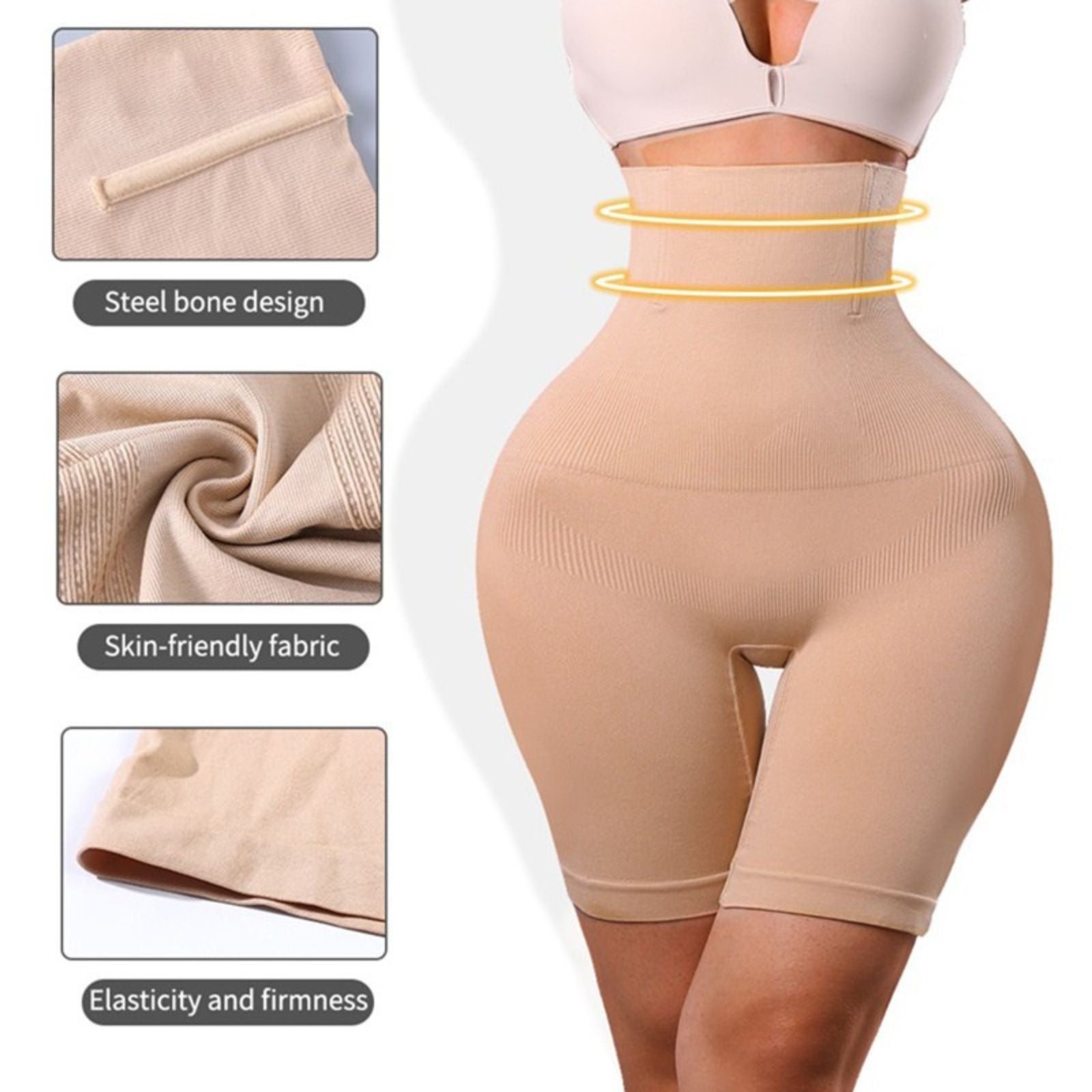 Seamless Full Body Mid Thigh Shapewear Shorts