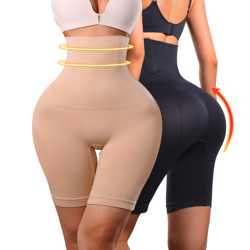 Seamless High Waist Butt Lifter Tummy Bodysuit Panties Full Body Shapewear